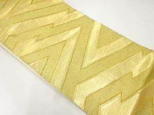 アンティーク　松皮菱模様織出し袋帯（材料）